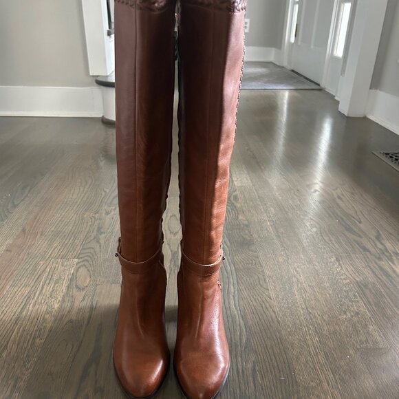 Ugg “Claudine” knee high boots in chestnut Size 8 - Picture 1 of 14